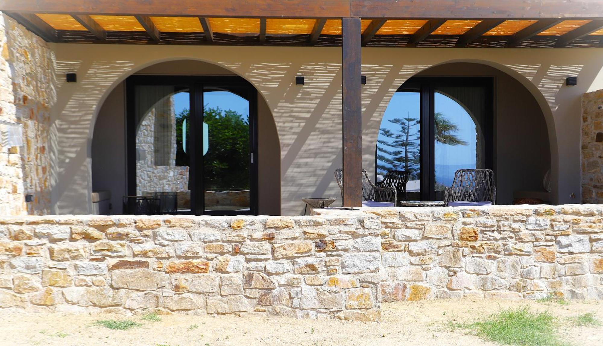 Villa Faros Aliko Beach Exterior foto